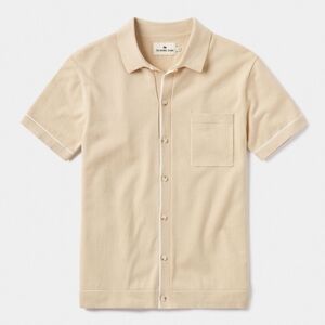 The Normal Brand Light Tan Casual Button Down Shirt